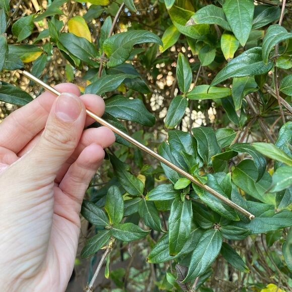 Cottagecore Gold Tone Dragonfly and Moon Hairpin Engraved details Hair A… - Picture 3 of 4